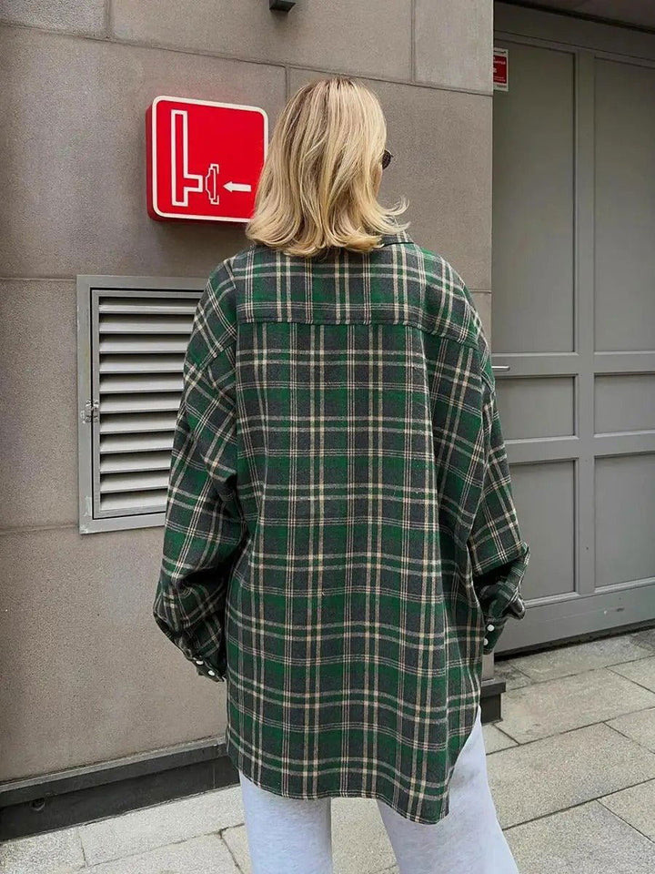 Cozy Flannel Plaid Shirt - Meliorae