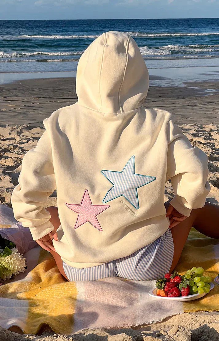 Demetra Star Patterned Hoodie - Meliorae