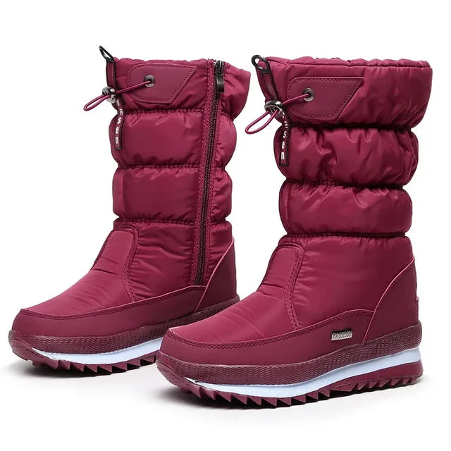 Sofie™ - Non-slip and Waterproof Faux Fur Snow Boots