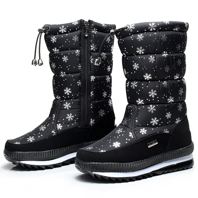 Sofie™ - Non-slip and Waterproof Faux Fur Snow Boots